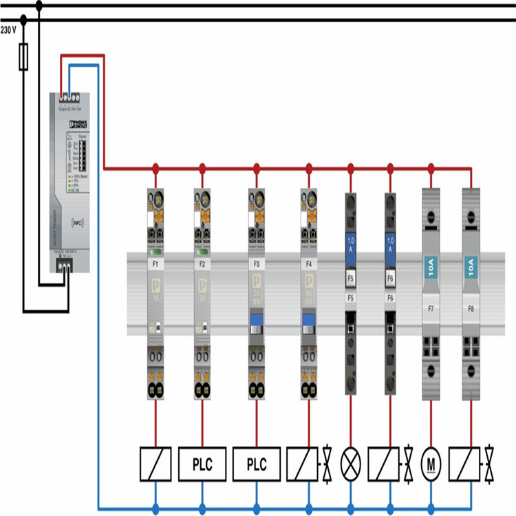 菲尼克斯端子热磁设备断路器 - TCP 40/DC32V - 0700040