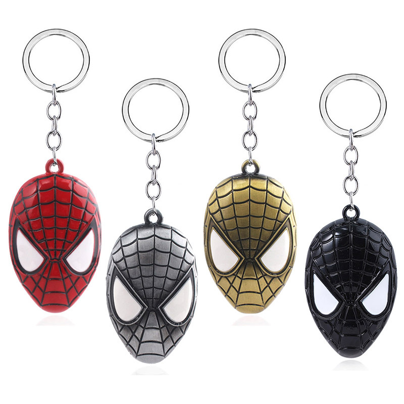 复仇者联盟 蜘蛛周边蜘蛛战衣面具钥匙扣项链 彼得帕克 斯塔克