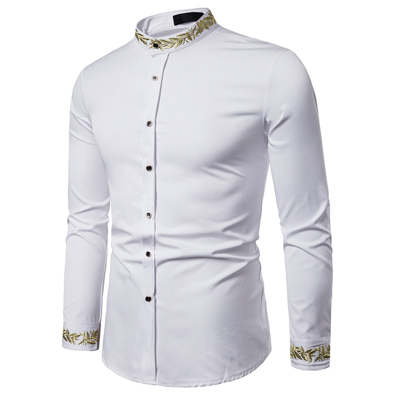 Stylish Henley Collar