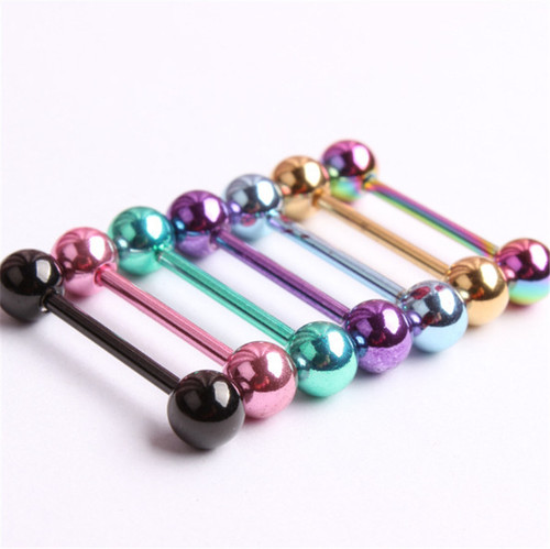 ebay aliexpress amazon factory 1 piece dropshipping 316 titanium steel stainless steel tongue nail tongue ring body piercing jewelry