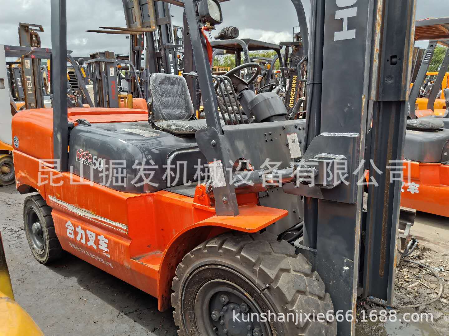 二手合力5吨高门架柴油叉车 小松3吨叉车