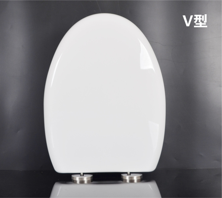 One-button toilet seat cover, universal thickened toilet seat cover, old-fashioned household flush toilet seat cover, toilet accessories undefined