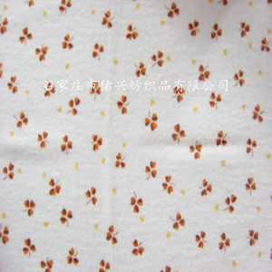 [现货外贸印花卡通法兰绒 起绒布 全棉起绒布cotton flannel]