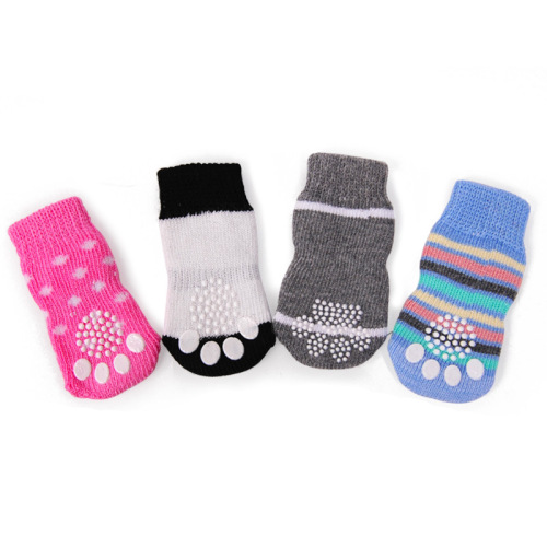 Pet Socks Four Sizes Japanese Quality Dog Foot Covers High Quality Non-Slip Teddy Dog Socks