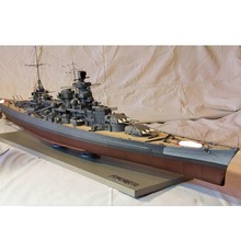 纸模型 85 厘米 Scharnhorst 沙恩霍斯特号战列巡洋舰  手工DIY