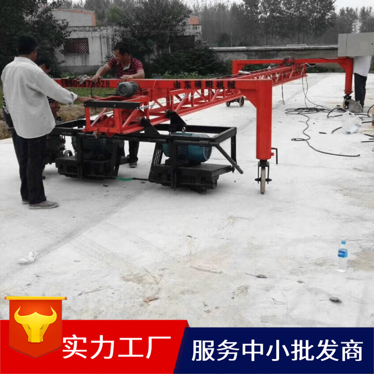 专业生产悬轨式刻纹机 大型桁架刻纹机 混凝土路面刻纹机厂家