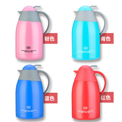 批发304不锈钢真空咖啡壶热水壶多用真空壶欧式保温壶可定制LOGO|ru