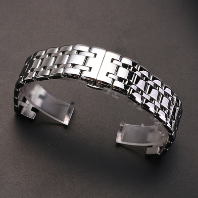 apply Butterfield watch steel strip 5567 68 man watch band Stainless steel steel strip fold watch chain parts