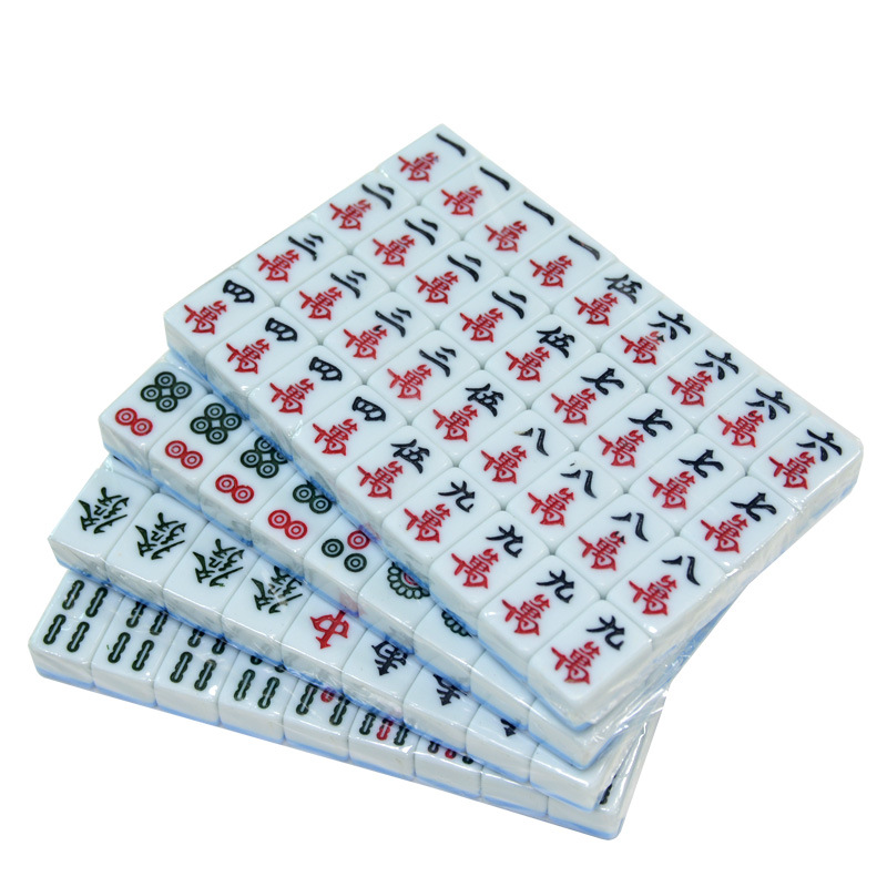 Factory spot melamine portable mini mahjong board outdoor dormitory travel portable mini mahjong can be distributed