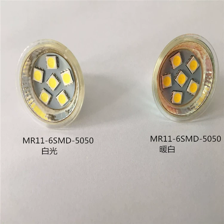 Светодиодная лампа освещения Светодиодная лампа кукурузы Светодиодный прожектор MR11-6/9/12SMD-5050 DC12V светильник для шкафа