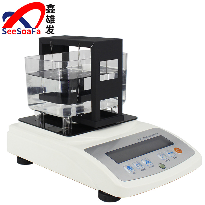 导热硅胶密度比重计快速检测橡胶塑料PC颗粒聚酰胺型材树脂陶瓷坯