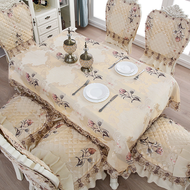 欧式郁金香黄椅垫 (7)