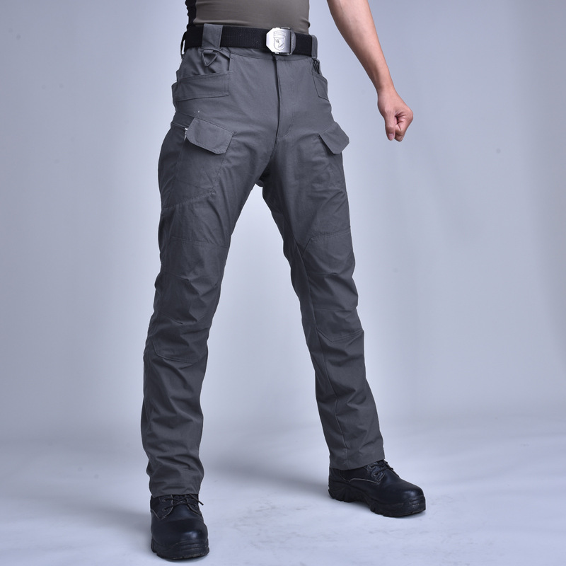 Pantalones deportivos de secado rápido de los hombres sueltos de primavera y otoño casual gordos pantalones de verano al aire libre pantalones de senderismo