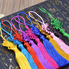 Chinese knot tassels small size 5th line 6 pieces Chinese knot auspicious knot tassel polyester fringe craft hairpin color multiple