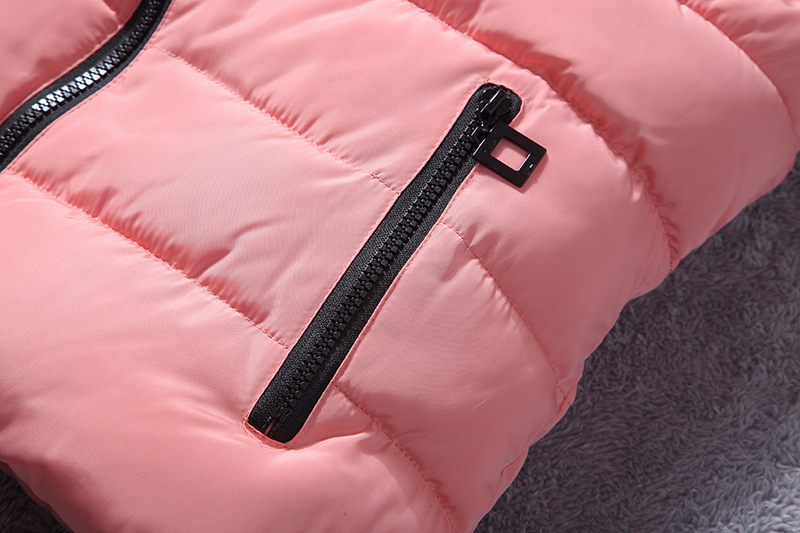 Gilet à capuche pour femme, gilet d'hiver chaud pour femme, gilet d'hiver chaud en coton pour femme_voghion.com