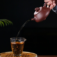 Purple Clay Teapot Factory Direct Supply Yixing Original Mineral Purple Clay Teapot Dragon Seal Stone Ladle Teapot Purely Handmade Teapot by Famous Manufacturers