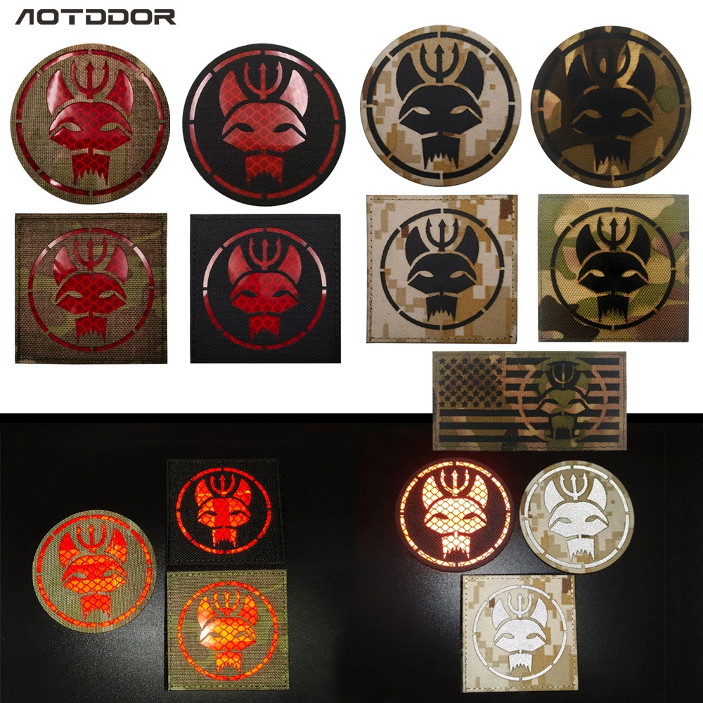 All -Black Seal Assault Team Montelling Chapter Texas Seal Tripidal Magic Magic Rider Infrared Night Visual Anti -Light Sticker