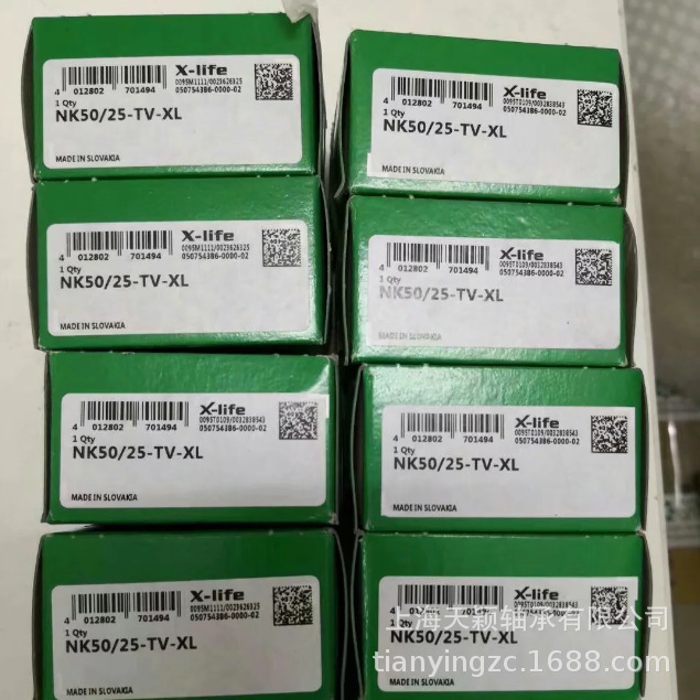 德国INA轴承 INA NK50/25-TV-XL NK50/25 INA滚针轴承 原装正