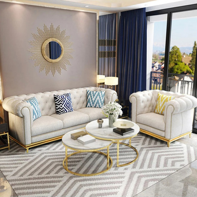 意式轻奢沙发后现代头层牛皮简约现代酒店客厅真皮沙发网红家具