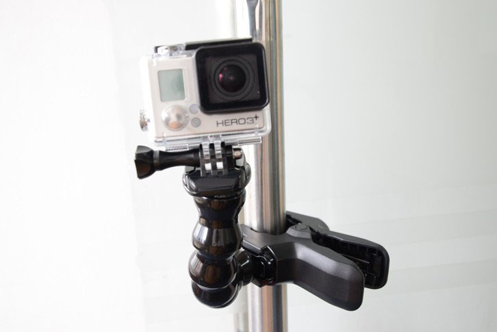 GoPro hero9/8/7 DJI Dajiang Osmo flexible soporte de clip serpiente brazo tiburón abrazadera fuerte clip