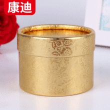 創意中國風圓筒金銀色高檔喜糖盒首飾紙筒包裝禮盒結婚糖果盒批發