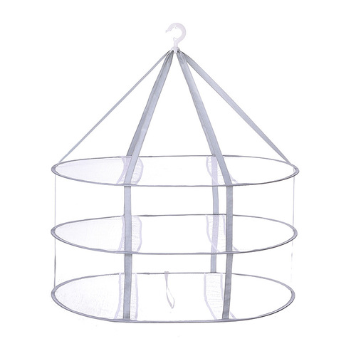 2443 Clothes basket drying net clothes flat net bag household socks drying artifact sweater special clothes drying rack