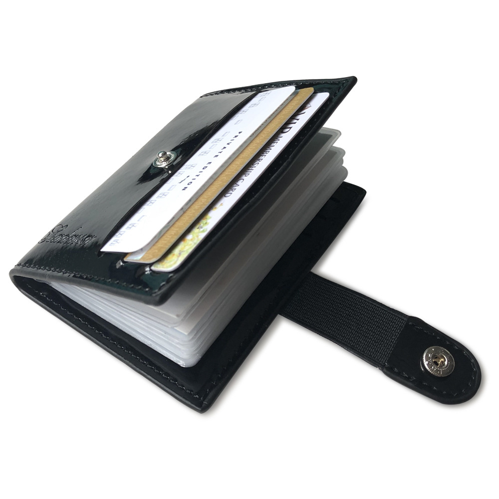 45g Weight Pu Leather Material Solid Color Pattern Unisex Gender Light Grey, Red, Blue, Black Color Korean New Simple Multi-card Position Ultra-thin Purse 14