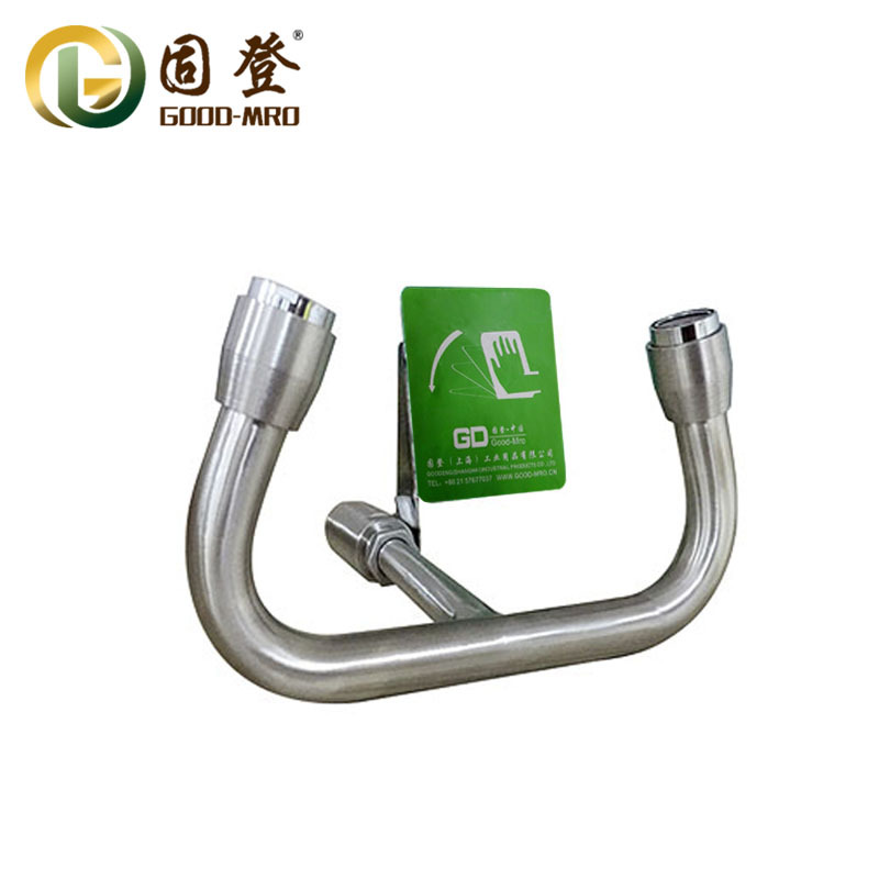 不锈钢接墙式简易盆式洗眼器 洗眼器厂家