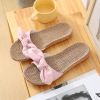 Slippers, footwear indoor, non-slip cute slide with bow