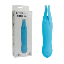 昊驰阿芙拉女用按摩自慰USB充电硅胶双舌之吻震动棒