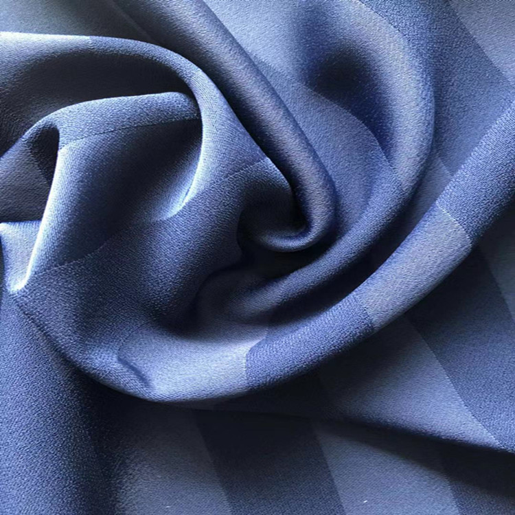 厂家直销 CEY单面麻横条 时尚女装上衣外套裤子条纹面料 外单品质