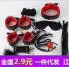 Restricted set Foreign Trade Factory Direct Fitting Leather Plush Wholesale Binding Seven -piece Set Ten -piece Set