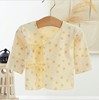 [Clearance]Newborn baby spring and autumn Thin section pure cotton Monk clothes 0-3 Newborn Baby clothes