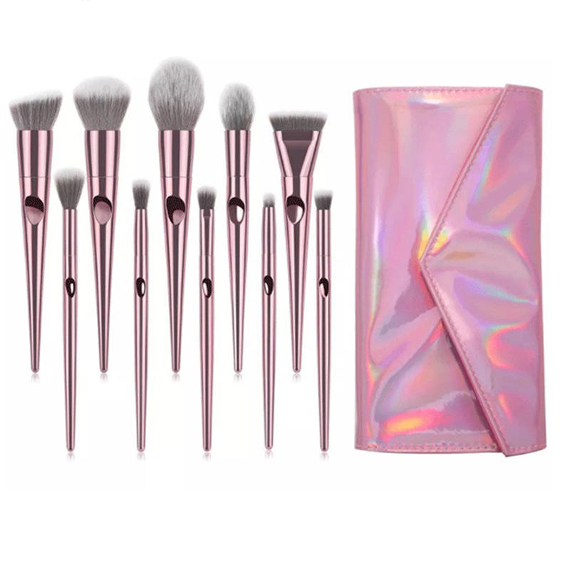 10 wet and wild makeup brush set, a full...