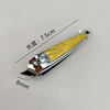 Stainless steel nail tie large oblique mouth golden glue full nail knife 2 yuan store