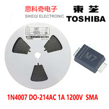 NƬO 1N4007 DO-214AC 1A 1000V (zӡM7)SMA 2K/P