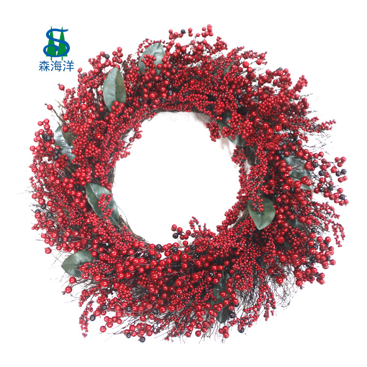 Decoración de Navidad Corona de Navidad Adorno navideño Guirnalda