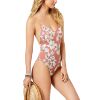 2019 new pattern Europe and America Like a breath of fresh air Swimsuit bikini Broken flowers Digital Printing stripe bikini Women's Swimwear wholesale