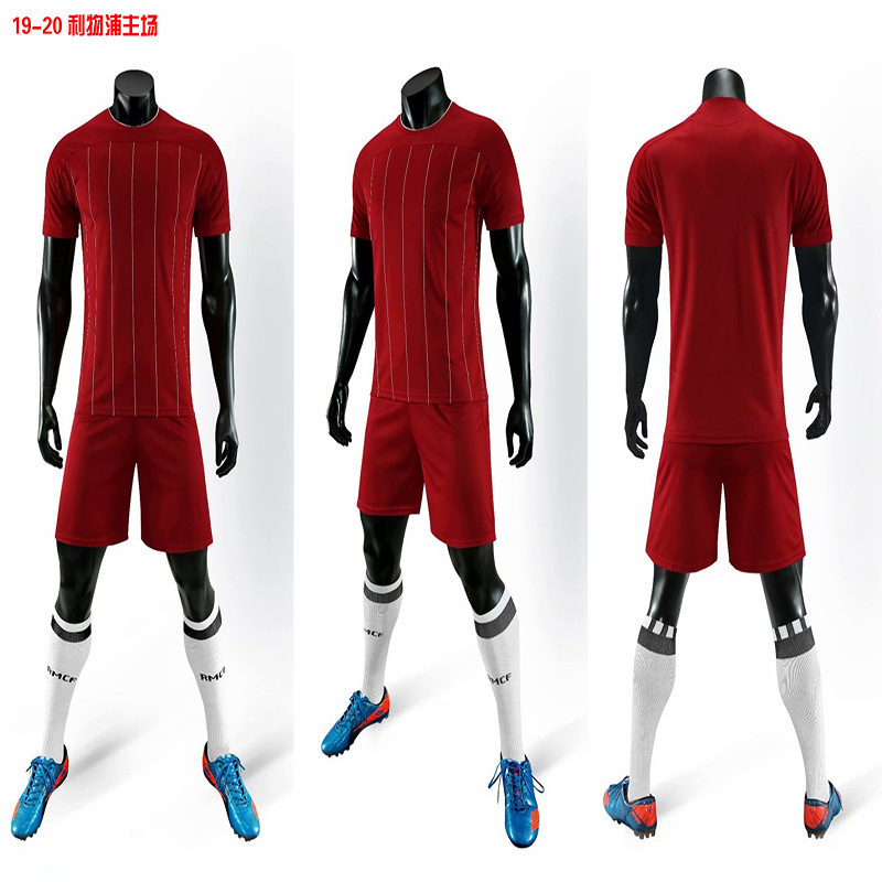 Manufactor Direct selling customized new pattern Parenting Football clothes suit No printing Printing 19-20 Liverpool Training clothes