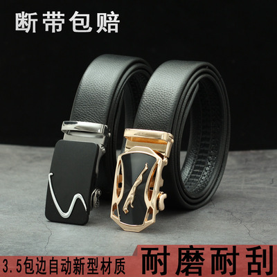 A generation of fat Mass style Alloy buckle automatic Buckle wear-resisting man Belt Trousers waist