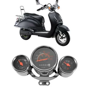 Export quality full metal shell motorcycle retro modified Universal double meter mileage meter speed code