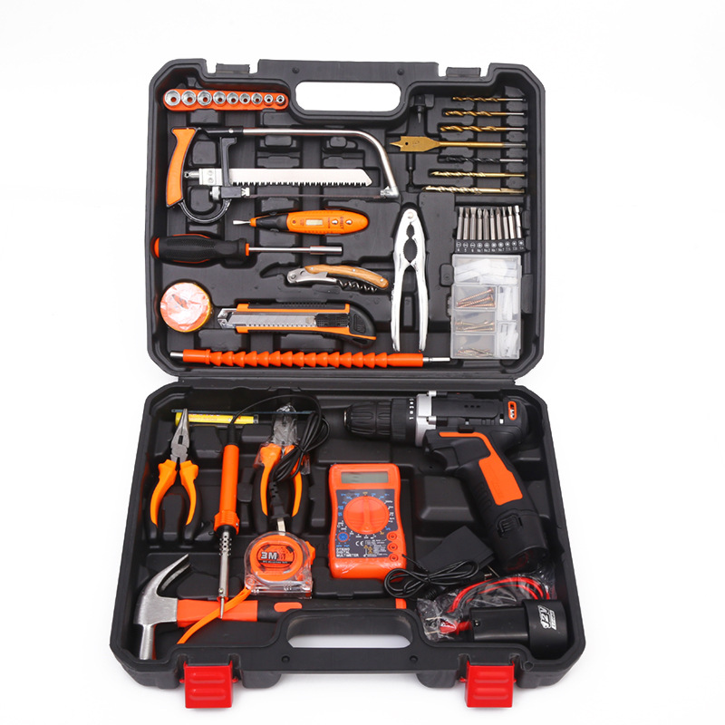 101-pieza de litio taladro eléctrico conjunto (12V)