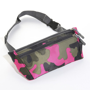 Spot wholesale multi-functional camouflage outdoor sports waist bag close-fitting anti-theft mobile phone waist bag for men and women