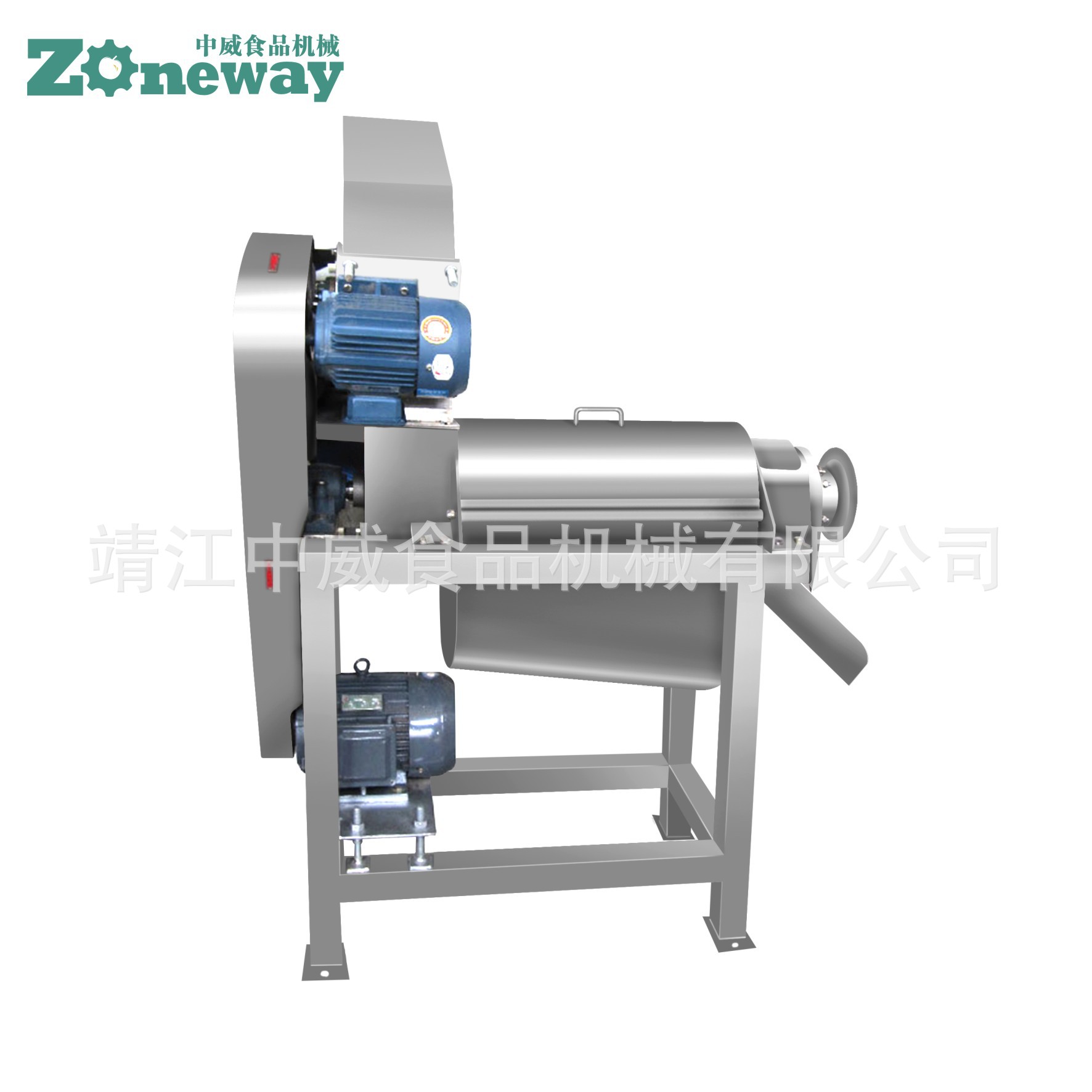 PZJ-1.5型破碎螺旋榨汁机组 1.5吨带粉碎和压榨一体机械设备