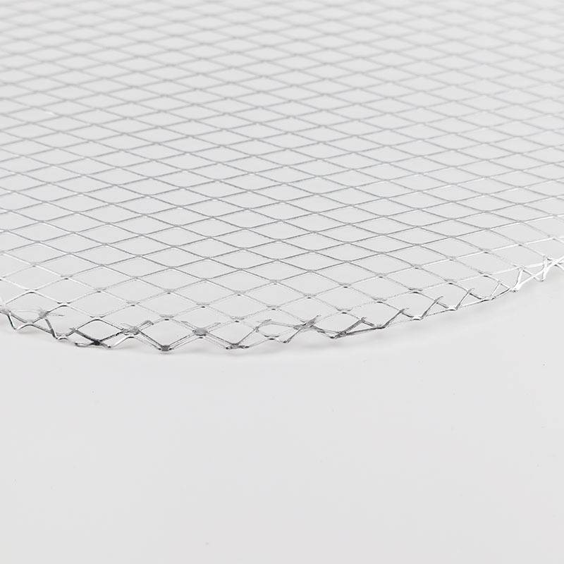 Barbacoa barbacoa red rombo de aluminio neto barbacoa estufa desechable horno red de alta temperatura antiadherente de aluminio redondo fabricante de fuente neta