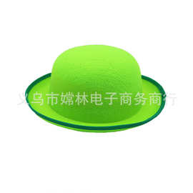 厂家批发欧美定型帽 狂欢节帽子 爱尔兰小圆帽 派对帽子