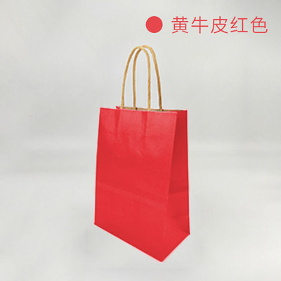 廠家熱銷 服裝手提袋牛皮紙食品外賣打包袋贈送禮品袋定制印LOGO