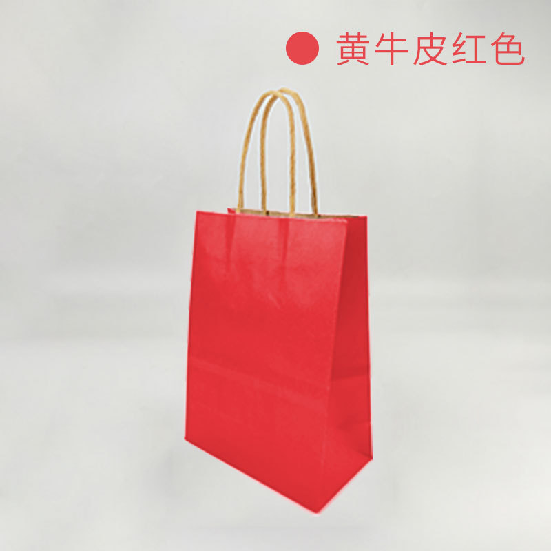 廠家熱銷 服裝手提袋牛皮紙食品外賣打包袋贈送禮品袋定制印LOGO