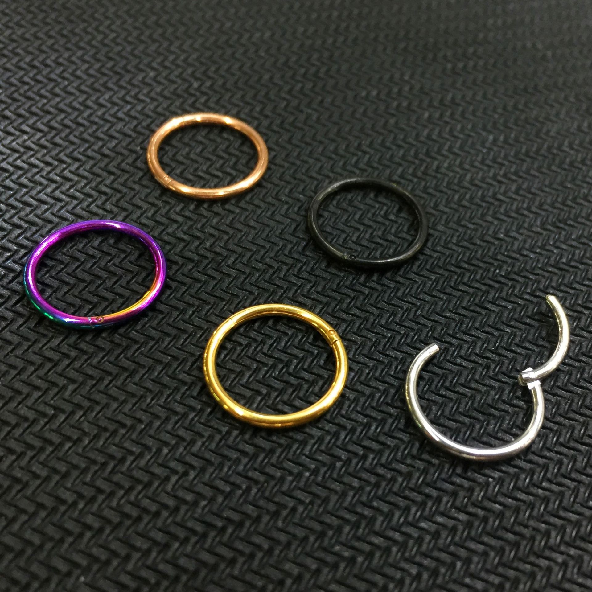 欧美潮流钛钢耳环 不锈钢朋克风多功能鼻环鼻钉 跨境爆款耳扣耳