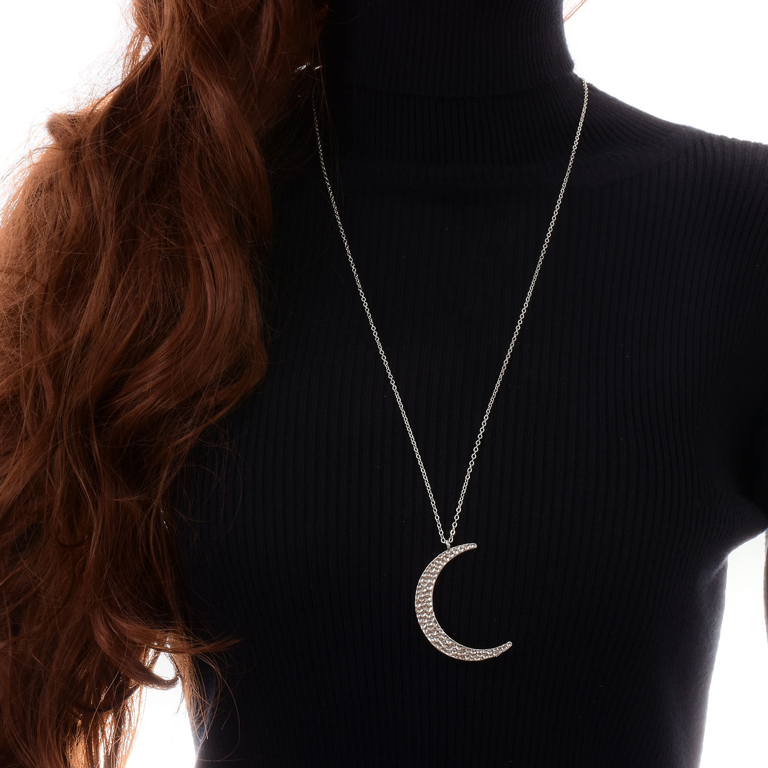Fashion Moon Alloy Plating Women's Pendant Necklace display picture 1